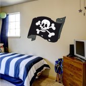 Stickers Drapeau Pirate
