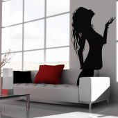 Stickers Femme Soufle