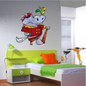 Stickers Pirate Ep�e Oiseau