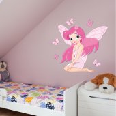 Stickers F�e Papillons Stella
