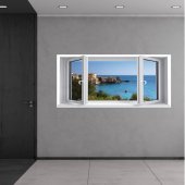 Stickers Fen�tre Trompe L'oeil