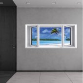 Stickers Fen�tre Trompe L'oeil