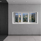 Stickers Fen�tre Trompe L'oeil