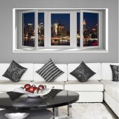 Stickers Fen�tre Trompe L'oeil