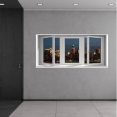 Stickers Fen�tre Trompe L'oeil