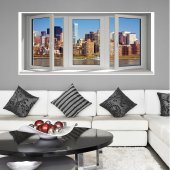 Stickers Fen�tre Trompe L'oeil