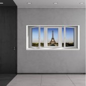 Stickers Fen�tre Trompe L'oeil