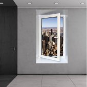 Stickers Fen�tre Trompe L'oeil