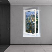 Stickers Fen�tre Trompe L'oeil