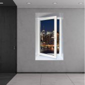 Stickers Fen�tre Trompe L'oeil