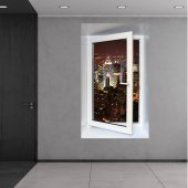 Stickers Fen�tre Trompe L'oeil