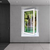Stickers Fen�tre Trompe L'oeil