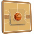 Interrupteur Décoré Poussoir - Basket-Ball 