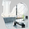 Miroir Plexiglass Acrylique - Love 1