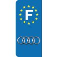 Stickers Plaque Audi