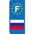 Stickers Plaque Russie