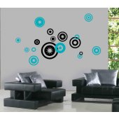 Kit 12 Stickers D�co Ronds