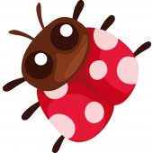 Stickers coccinelle