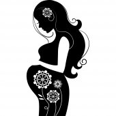 Stickers femme enceinte