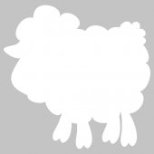 Stickers velleda mouton