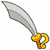 Stikers Pirate Epee