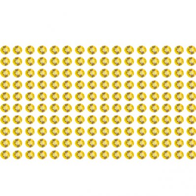 160 Strass adesivo dourado