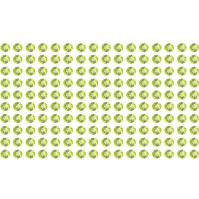 160 Strass adesivo verde