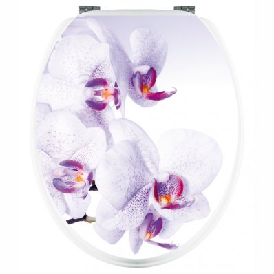 Adesivo copri WC orchidea