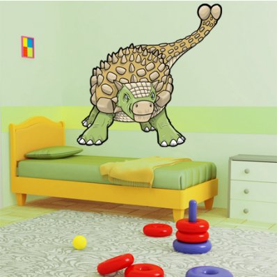 Adesivo Murale bambino dinosauro