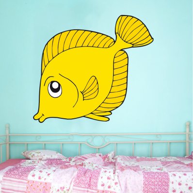 Adesivo Murale bambino pesce