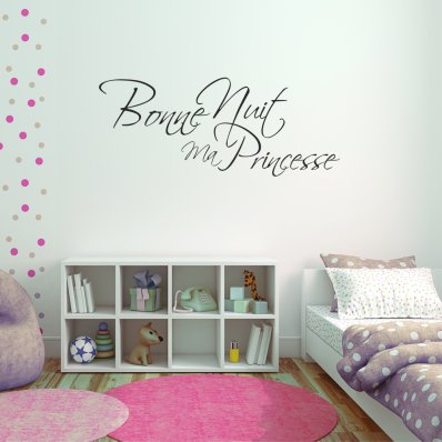 Adesivo Murale ''bonne nuit princesse''