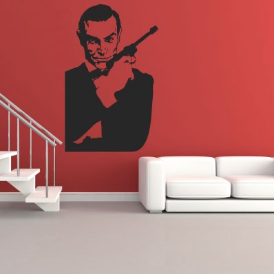 Adesivo Murale james bond