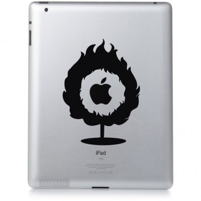 Adesivo per ipad 3 fiamma