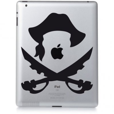 Adesivo per ipad 3 pirata