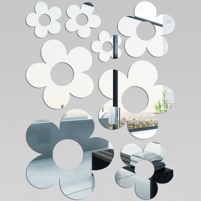 Akrylowe Lustro Plexiglas - Kwiatki MiniMaxi
