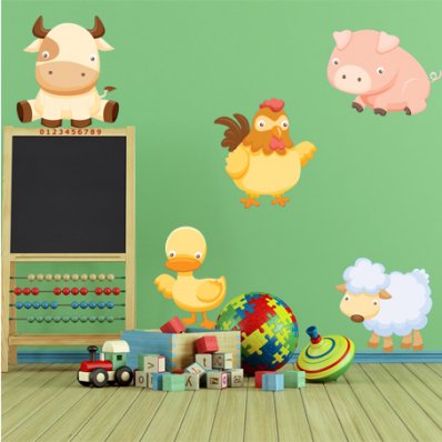 Animals Set Wall Stickers