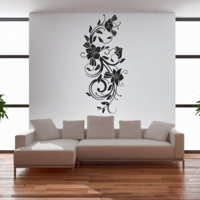 Asian Flower Wall Stickers