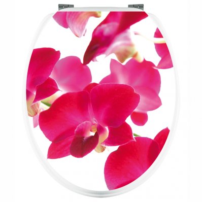 Aufkleber für Toilettendeckel Orchidee