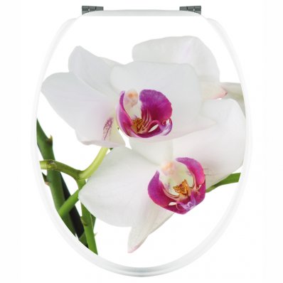 Aufkleber für Toilettendeckel Orchidee