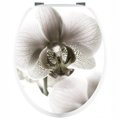 Aufkleber für Toilettendeckel Orchidee