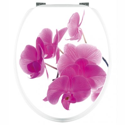 Aufkleber für Toilettendeckel Orchidee