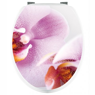 Aufkleber für Toilettendeckel Orchidee