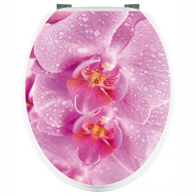 Aufkleber für Toilettendeckel Orchidee