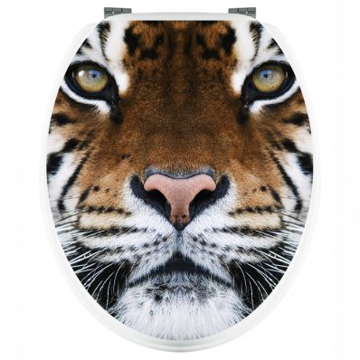 Aufkleber für Toilettendeckel Tiger