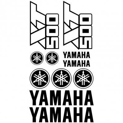 Autocolant Yamaha XT500