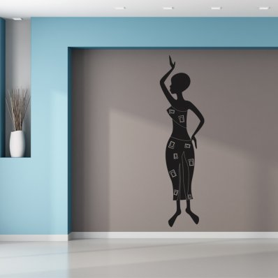Autocolante decorativo Africana