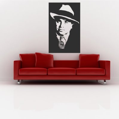 Autocolante decorativo Al Capone