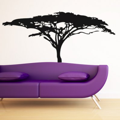 Autocolante decorativo árbol