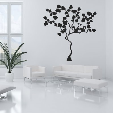 Autocolante decorativo árbol