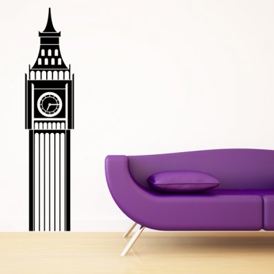 Autocolante decorativo Big Ben